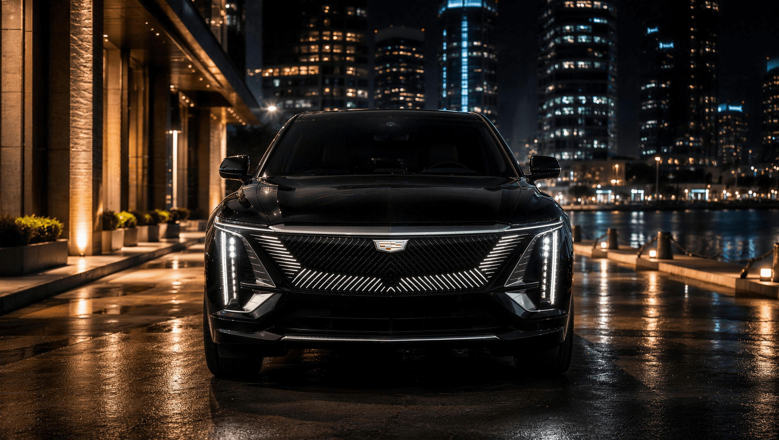 Luxury sedan 2025 — Exterior · Front